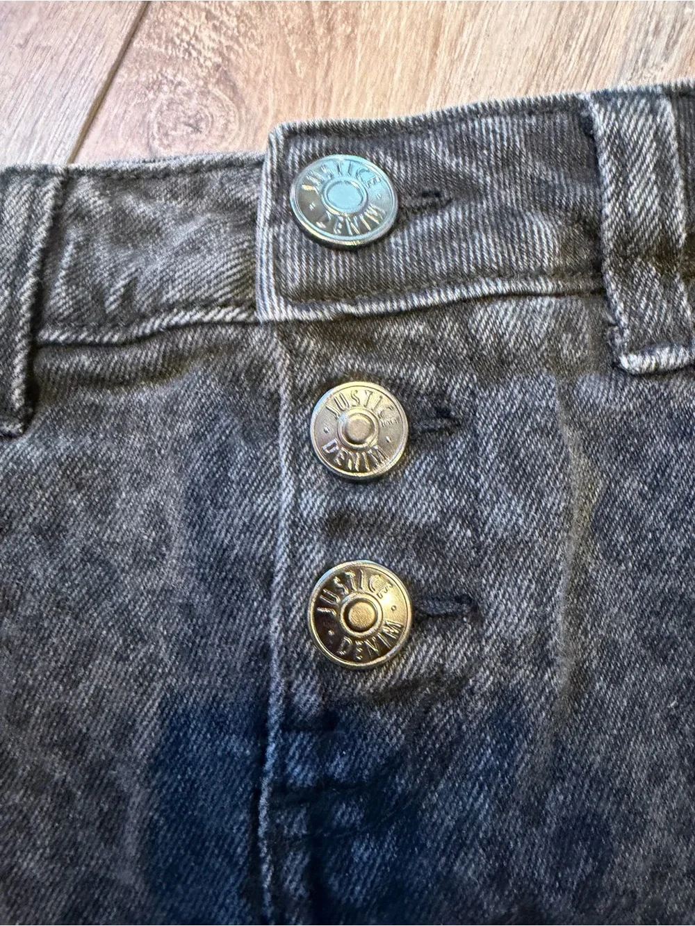Justice Girls Denim Skirt Lot x 2 Size 8